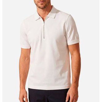 Ferragamo Logo-Detail Cotton Polo Shirt, Size Small