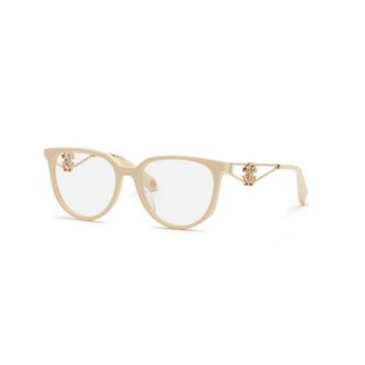 Roberto Cavalli Optical Frame - female - Roberto Cavalli - Glasses - Beige - 54 MM - Accessories