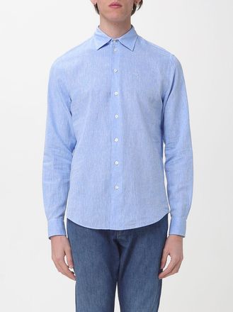 Emporio Armani Camicia classica Emporio Armani in misto lino e cotone