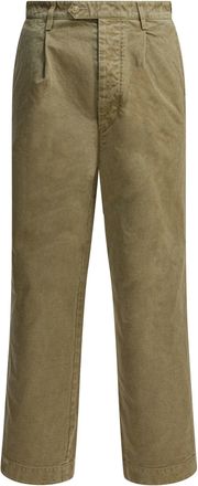Auralee Chino Pants Trousers Verde-Uomo