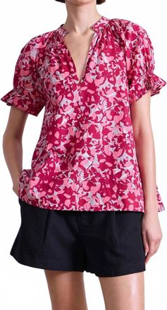 Apiece Apart Lo Capo Top In Layered Pebbled Rosa