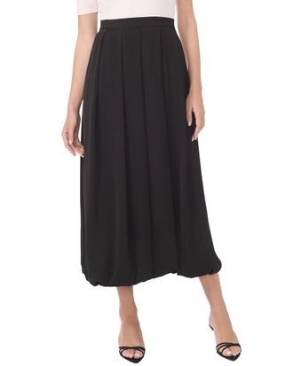 Vince Camuto Midi Bubble Hem Skirt