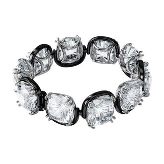 Swarovski Mystery Manchetarmband - Dames - Armbanden - Zwart - ONE Size - Accessoires