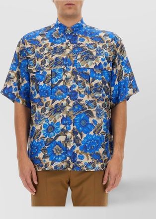 Moschino floral-print oversized shirt