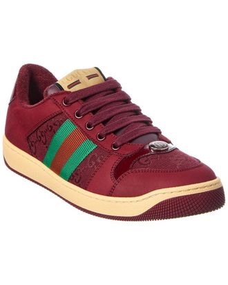 Gucci Screener Gg Canvas & Leather Sneaker