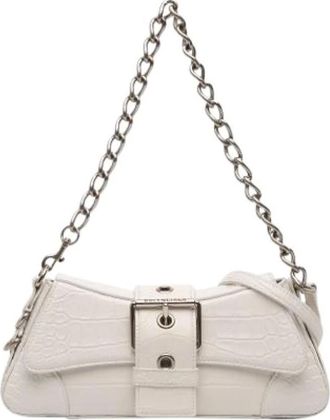 Balenciaga Pre-owned Shoulder Bags, female, White, Size: ONE SIZE Pre-owned The Lindsay Shoulder Bag
