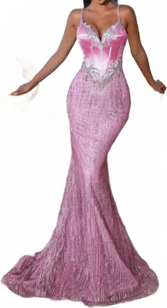 Portia & Scarlett Sleeveless Sweetheart Maxi Dress In Pink