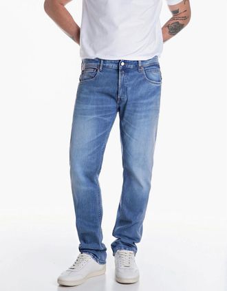 Replay Mens Replay Eco plus 573 Grover straight fit jean 009 - Blue - Size: 34/32