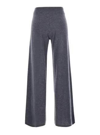 Lisa Yang Womens Trousers Sofi Grey Cashmere Knitted