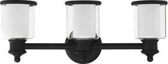 Livex Lighting 3-Light Black Vanity Sconce