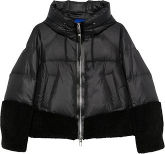 Duno Piumino corto con cappuccio Amy - - Jackets - Donna - Nero - M