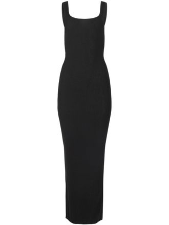 Entire studios Square Neck Knit Midi Dress