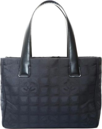 Chanel 2003-2004 logo tote bag - Nero