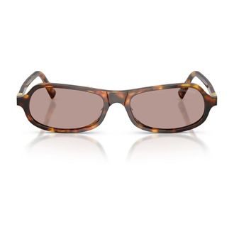 Miu Miu Sunglasses, unisex, Brown, Size: 55 MM Oval Sunglasses