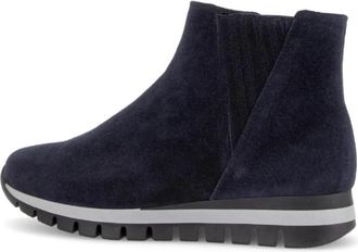 Gabor Sportieve Enkelboot - Dames - Enkellaarsjes - Blauw - 40 1/2 EU - Su&egrave;de - Schoenen
