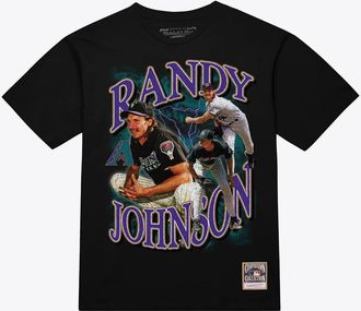 Mitchell & Ness Mens Mitchell & Ness Randy Johnson Black Arizona Diamondbacks Legendary Collage Player T-Shirt at Nordstrom, Size Xx-Large