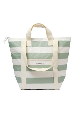 Sunnylife Light Insulated Cooler Tote in Green at Nordstrom