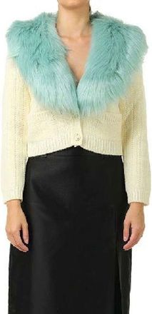 Gucci Womens White Wool Cardigan Clothing