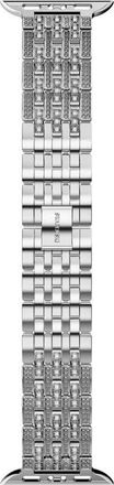 Swarovski Sparkling Princess 20mm Apple Watch Watchband in Silver at Nordstrom