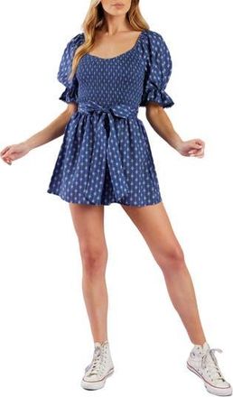 Flying Tomato Print Short Romper in Navy at Nordstrom Rack, Size Medium