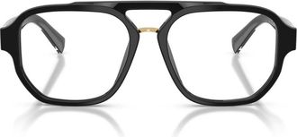 Dolce & Gabbana Optical Frame - Heren - Brillen - Zwart - 56 MM - Accessoires