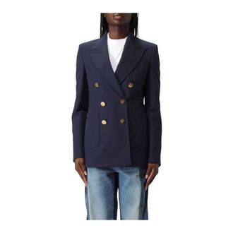 Gucci Double Breasted Blazer Gold Buttons