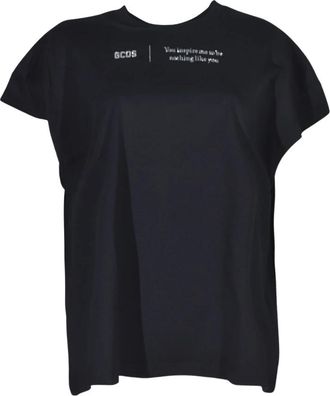 GCDS Gcds T-shirts en Polos Zwart - Dames - T-shirts - Zwart - M - Tops