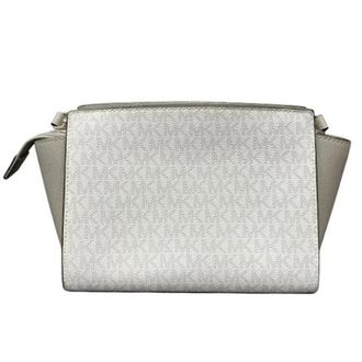 Michael Kors Pre-owned Cross Body Bags, female, White, Size: ONE SIZE Pre-owned Leather Shoulder Bag