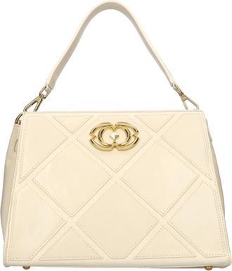 La Carrie Tassen, Dames, Beige, ONE Size, Leer, Tassen.. Room