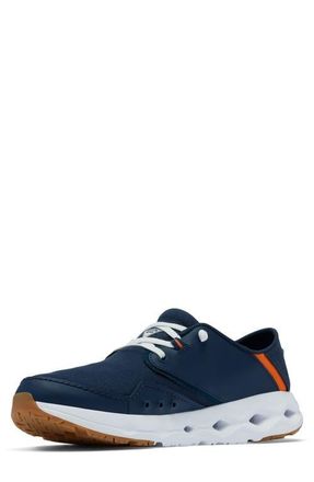 Columbia PFG Bahama X Relaxed Sneaker in Collegiate Navy/Spark Orange at Nordstrom, Size 11.5