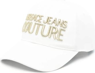 Versace Jeans Couture logo-embroidered cap - men - Cotton - One Size - White