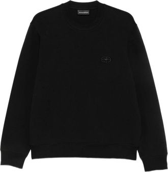Emporio Armani Felpa Essentials in jersey elasticizzato - - Sweatshirts & Hoodies - Uomo - Nero - M
