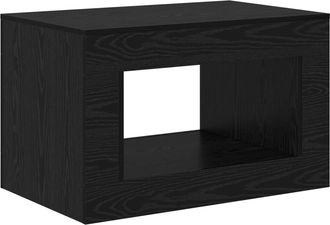 vidaXL Coffee Table Roble Negro 80.5 X 50 X 50 Cm Madera De Ingenier&iacute;a Vidaxl
