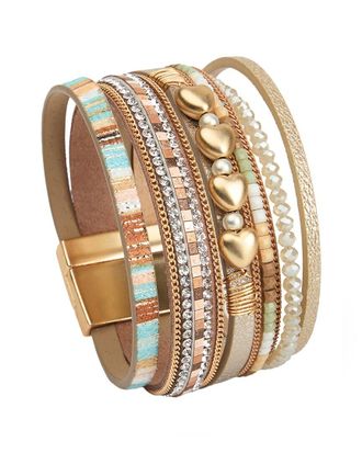 Saachi Saachi Quad Heart Bracelet
