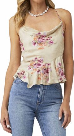 LoveShackFancy Valetta Cami Top In Rosie Mauve