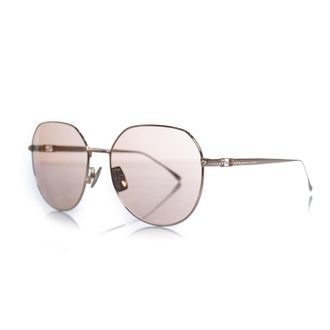 Fendi Fendi, FF oversized zonnebril met spiegelglazen in roze