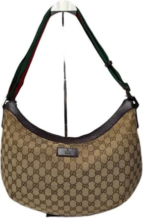 Gucci Pre-owned Shoulder Bags, female, Beige, Size: ONE SIZE Pre-owned Shoulder Bag