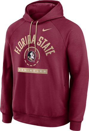 Nike Florida State Courtside Nike Mens Dri-FIT College Pullover Hoodie in Red | 04EJ08DEFTN-USU