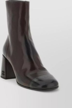 Miu Miu leather ankle boots