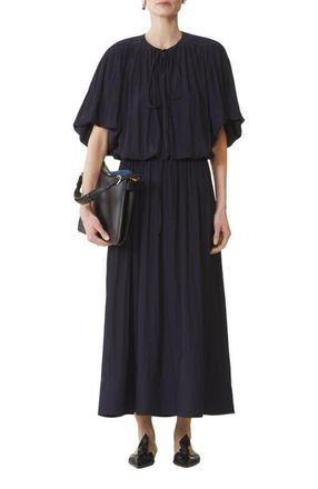 Lanvin Midi Dress In Charmeuse in Montana at Nordstrom, Size 44 Eu