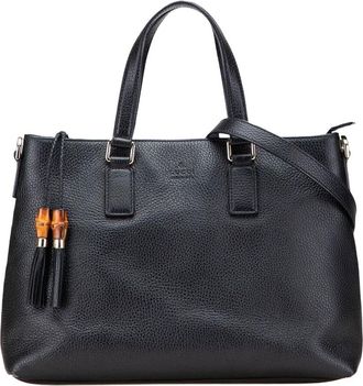 Gucci Black Others Bamboo Tassel Handbag (Authentic Pre-Loved)
