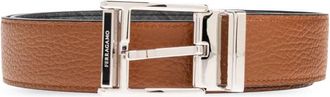 Ferragamo Double Adjus Belt - Heren - Riemen - Bruin - 105 CM - Leer - Accessoires