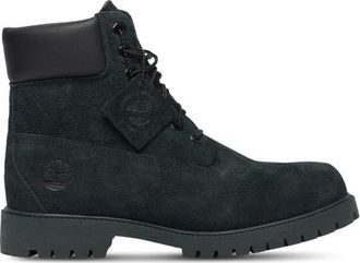 Timberland Mens 6 Hairy Suede Premium Waterproof Boots - - Black / Black Size 10.0
