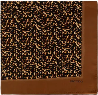 Jimmy Choo London Foulard in seta - - Accessories - Donna - Marrone - ONE SIZE