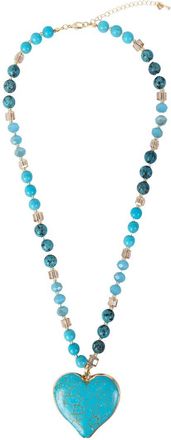 Saachi Saachi Heart Stone Short Necklace