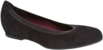 Munro Womens Vicki Ballet Flat Shoes In Etched Black Suede