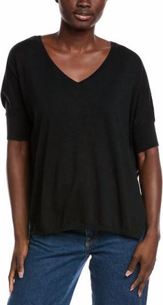 Minnie Rose Pow Pow Cashmere-Blend Sweater In Black