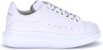 Alexander McQueen Leren sneakers met platformszool - Heren - Sneakers - Wit - 40 EU - Leer - Schoenen