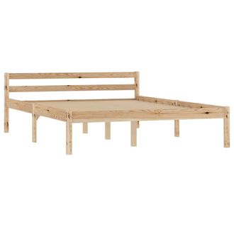 vidaXL Vidaxl - Estructura De Cama Sin Colch&oacute;n Madera Maciza De Pino 140x200 Cm