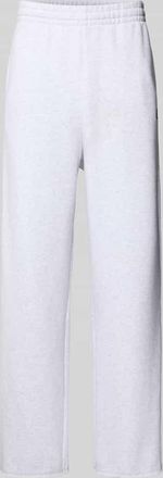 Karl Kani Straight Leg Sweatpants mit elastischem Bund in Hellgrau, Gr&ouml;&szlig;e XXL